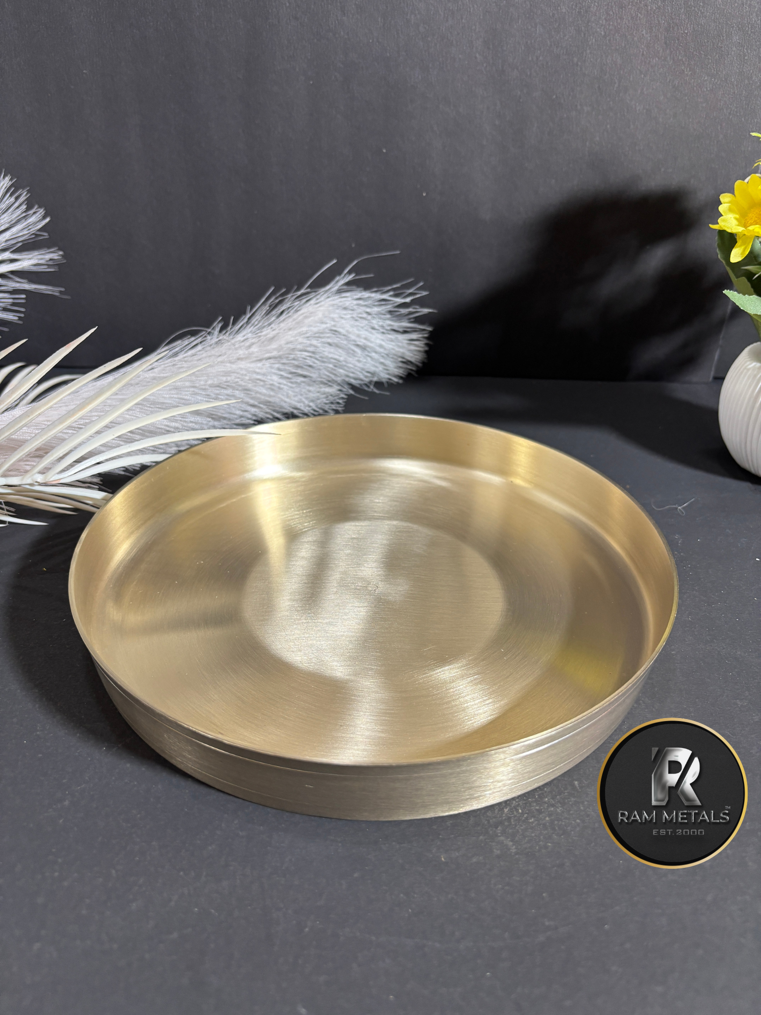 Premium Bronze Thali - Handcrafted Kansa Dinner Thali Manufacturer in India